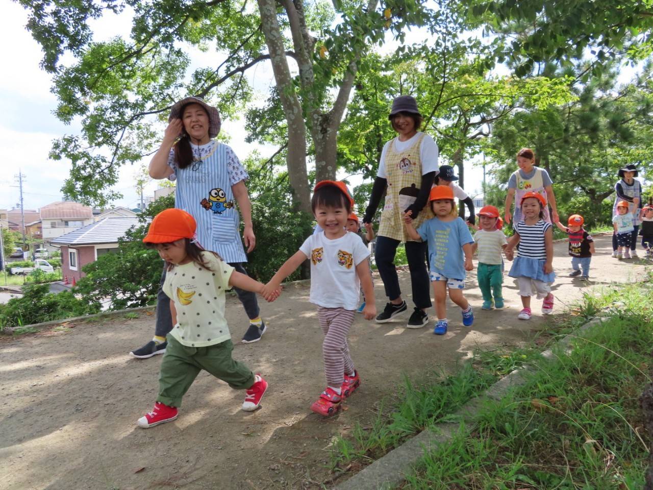 ９月の子どもたち😀　長岡京園