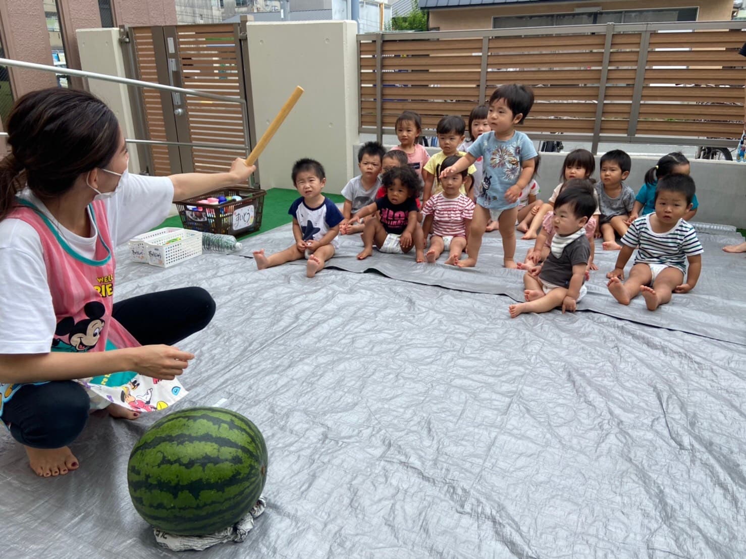 スイカ割り🍉西大路園