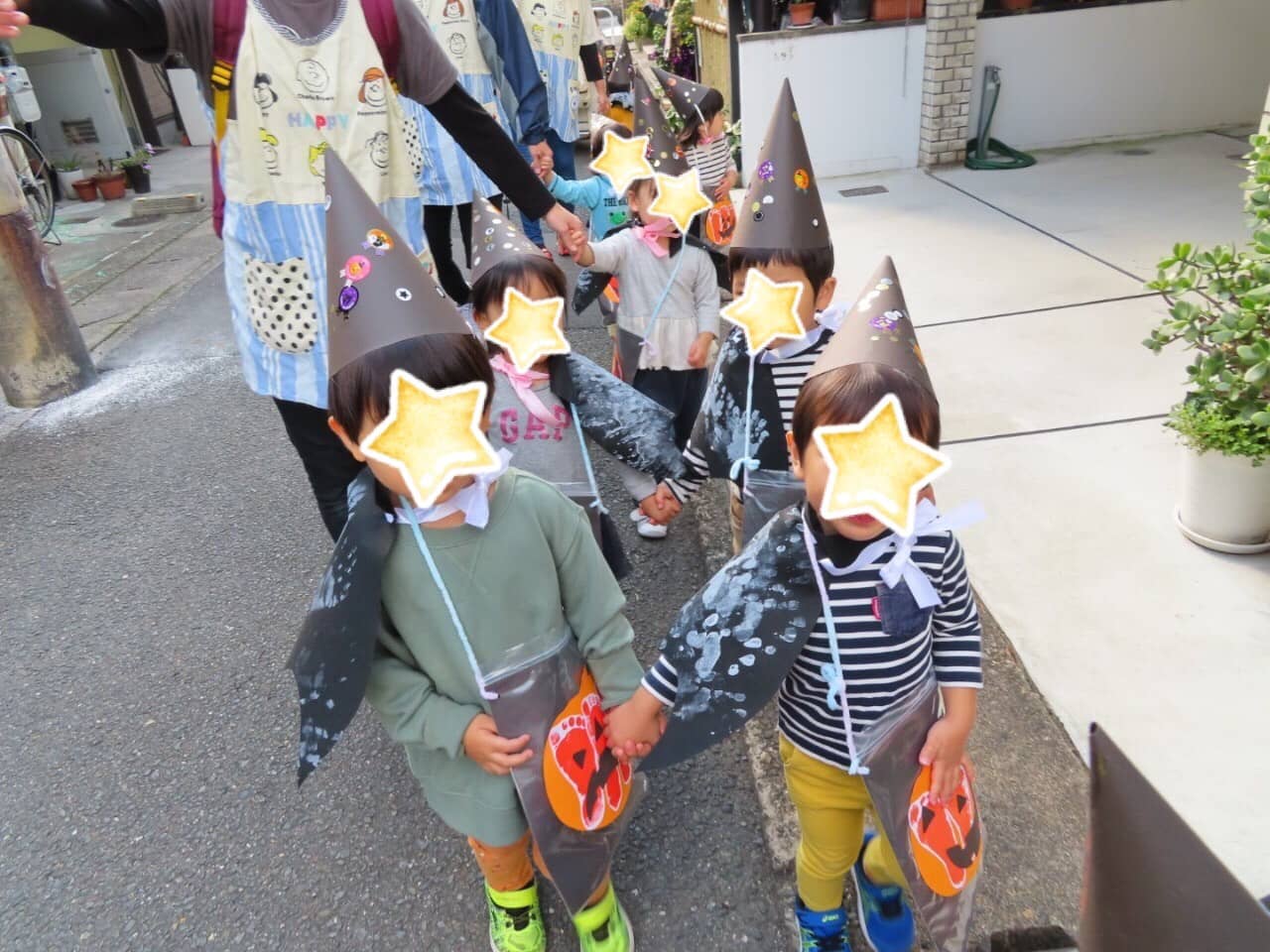 セブン商店街ハロウィンイベントに参加させて頂きました🎃長岡京園