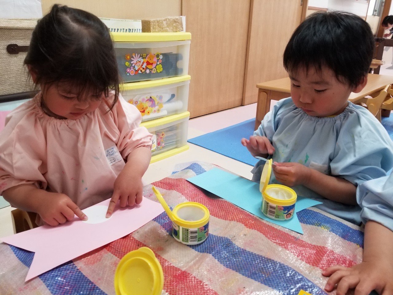 保護中: こいのぼり製作🎏4月壁面🌼 キャッチ画像